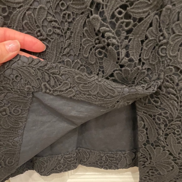 Talbots Black Lace Skirt - Picture 4 of 11